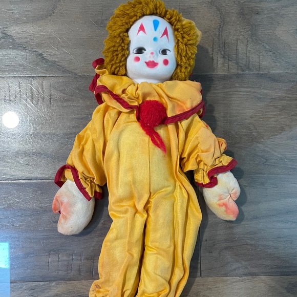 Vintage Clown Doll - Picture 1 of 8